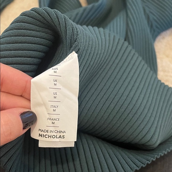 NICHOLAS Ribbed Top with Cut-Out Design - Picture 7 of 7